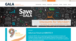 Desktop Screenshot of gala-global.org